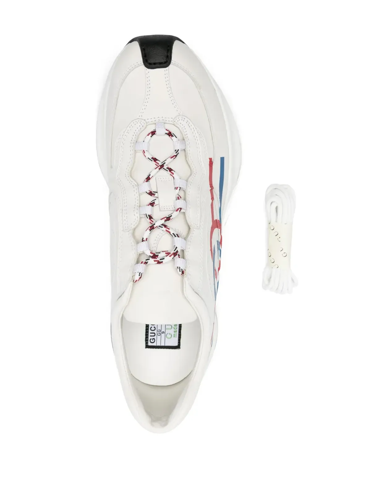 Gucci Run レザー スニーカー - 画像4