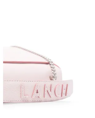 Lancel ロゴ入りレザー トートバッグ ピンク - サムネイル4