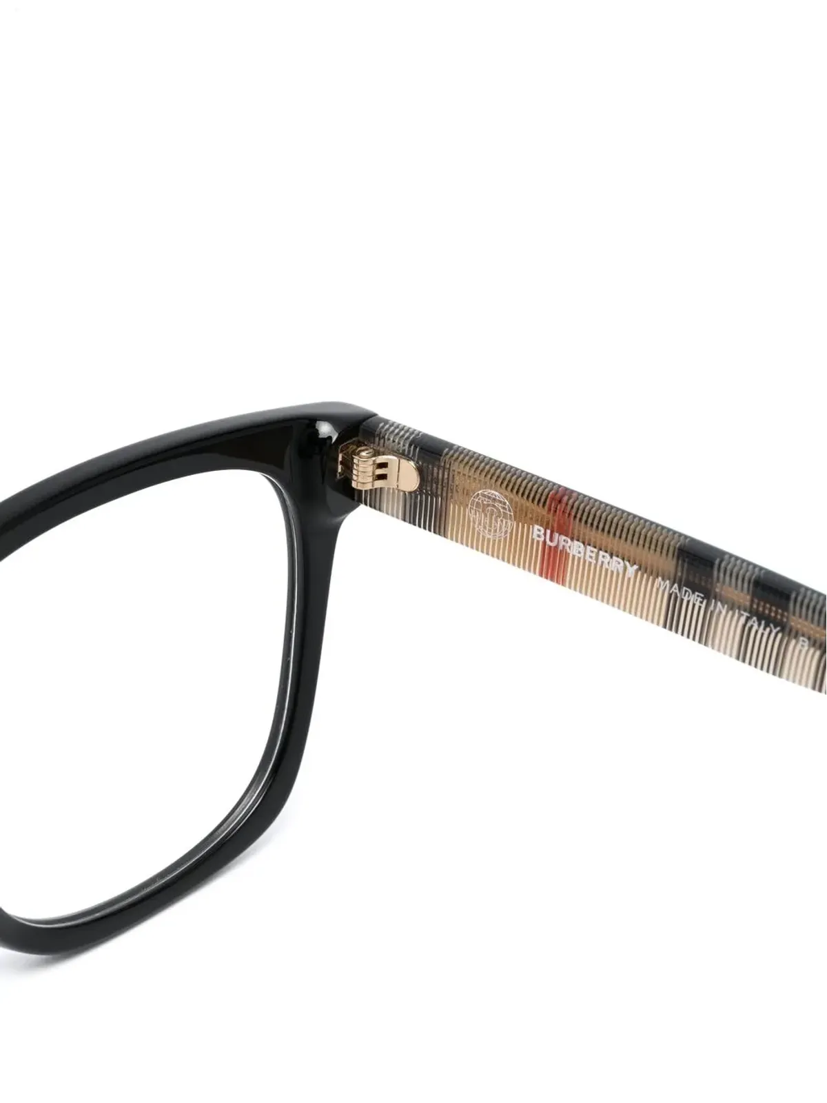 Burberry Eyewear ヴィンテージチェック スクエアフレーム眼鏡 - 画像3