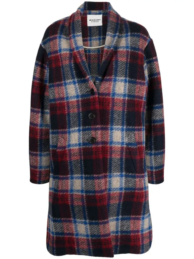 MARANT ÉTOILE MARANT ÉTOILE ガブリエル チェックコートの商品画像