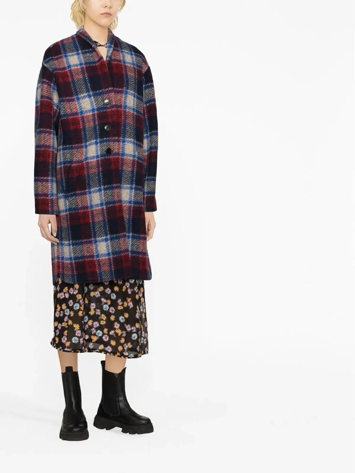 MARANT ÉTOILE ガブリエル チェックコート - 画像2