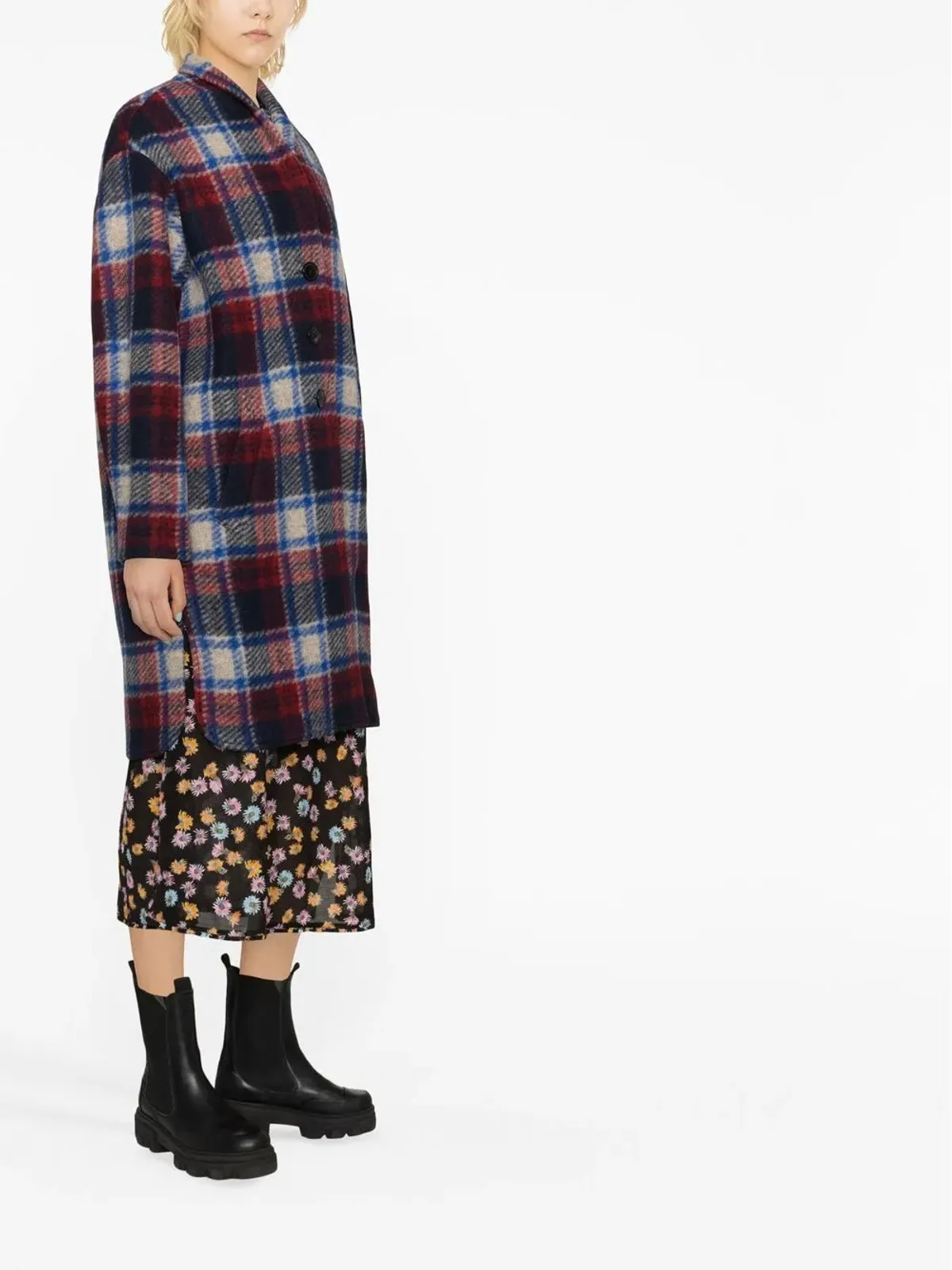 MARANT ÉTOILE ガブリエル チェックコート - 画像3