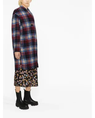 MARANT ÉTOILE ガブリエル チェックコート - サムネイル3