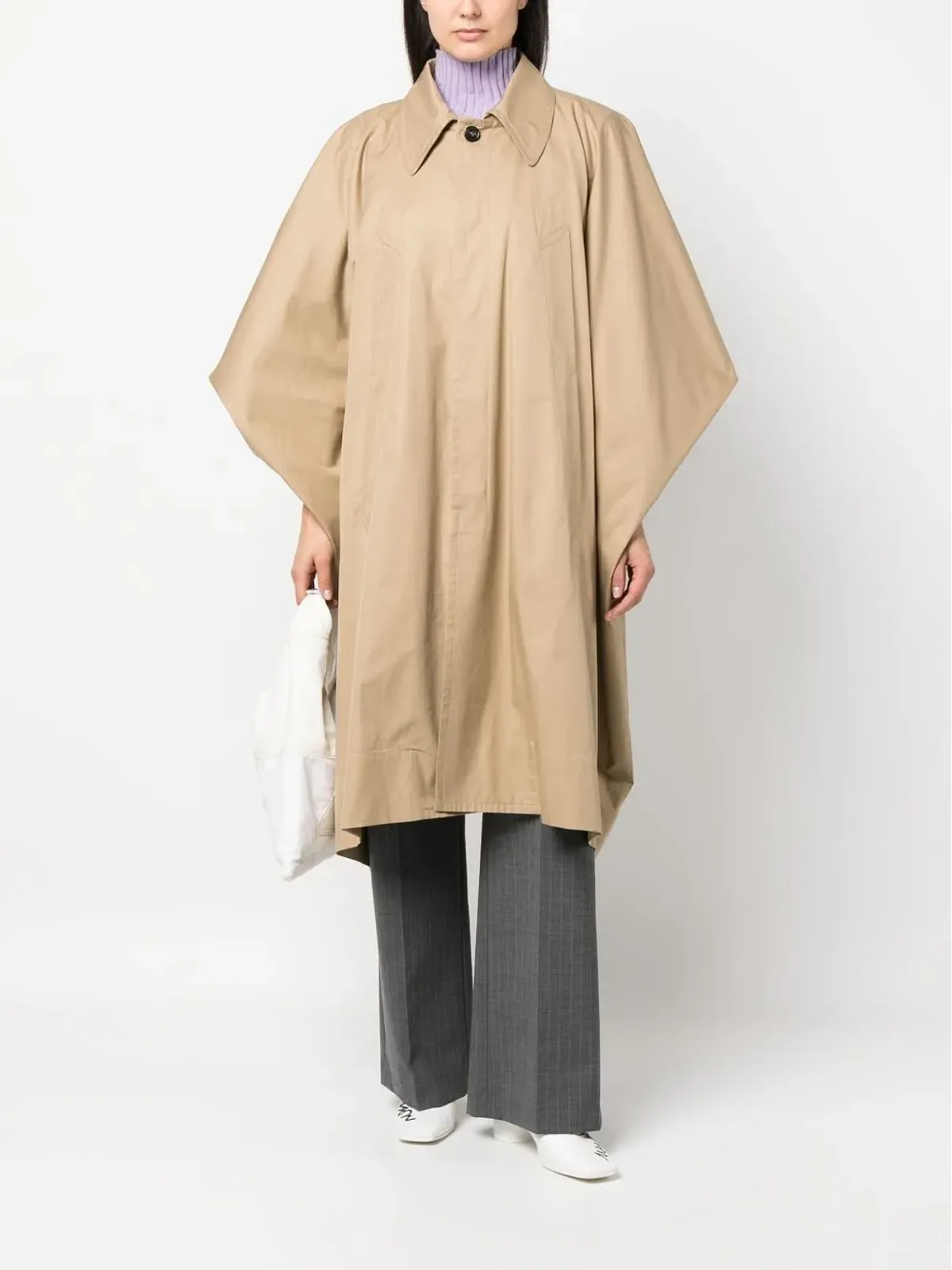 MM6 Maison Margiela シングルブレスト トレンチコート - 画像2