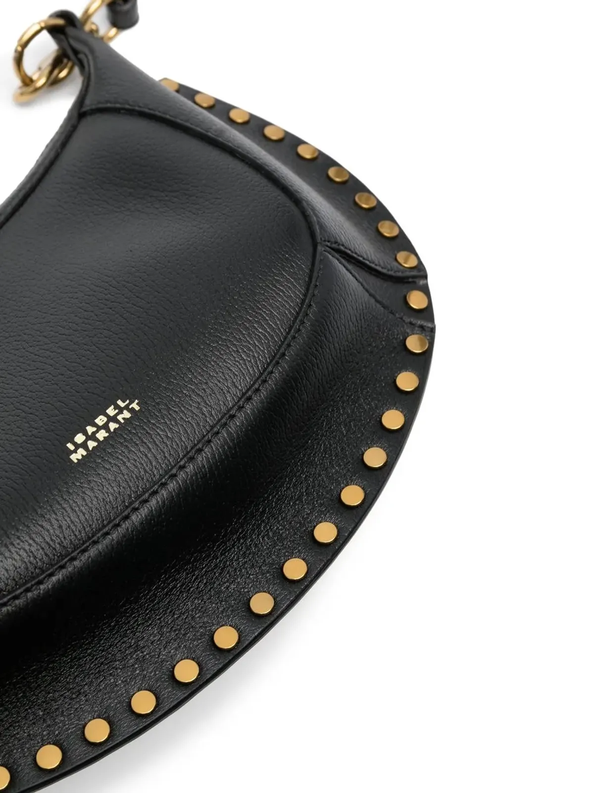 ISABEL MARANT Oskan Moon レザー ショルダーバッグ ブラック - 画像4