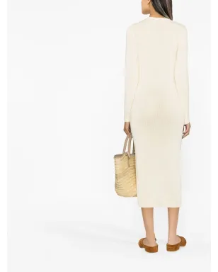 ZIMMERMANN ハイタイド レースアップニットドレス - サムネイル4