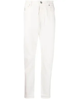 Brunello Cucinelli ロゴディテール・ストレートジーンズ - サムネイル1