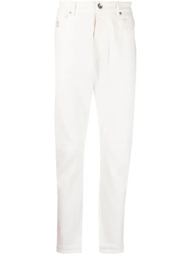 Brunello Cucinelli Brunello Cucinelli ロゴディテール・ストレートジーンズの商品画像