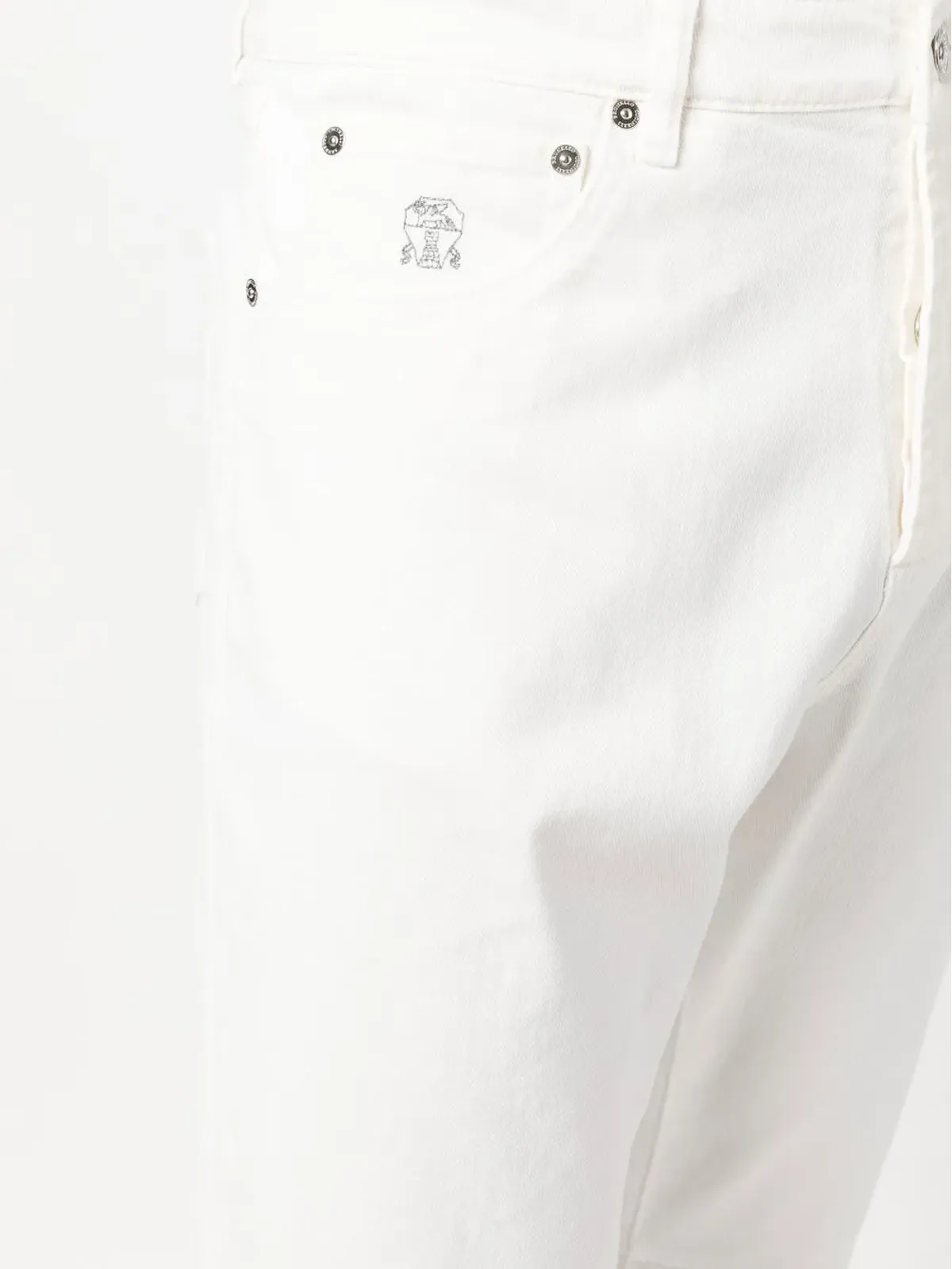 Brunello Cucinelli ロゴディテール・ストレートジーンズ - 画像5