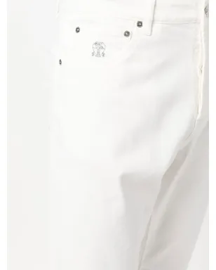 Brunello Cucinelli ロゴディテール・ストレートジーンズ - サムネイル5