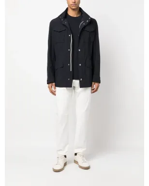 Brunello Cucinelli ロゴディテール・ストレートジーンズ - サムネイル2