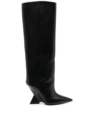 The Attico Cheope knee-high 105mm ブーツ - ブラック - サムネイル1