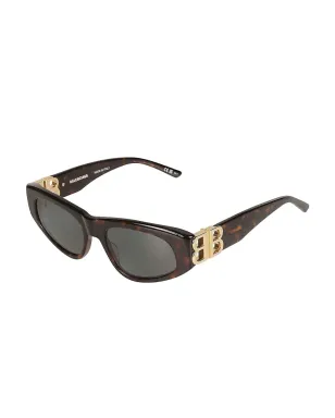 Balenciaga Eyewear Dynasty キャットアイフレームサングラス - Brown - サムネイル2