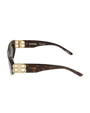 Balenciaga Eyewear Dynasty キャットアイフレームサングラス - Brown - サムネイル3