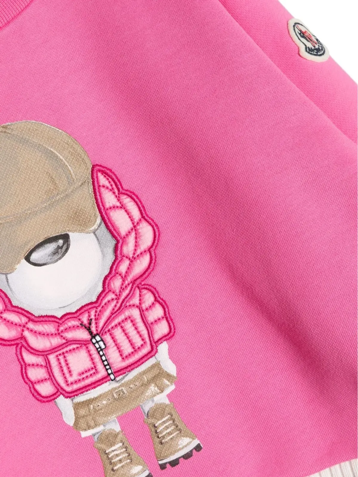 Moncler Enfant カートゥーンプリント コットン スウェットシャツ - 画像3
