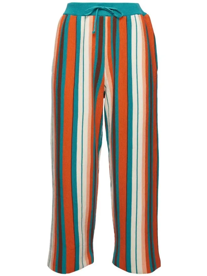La DoubleJ La DoubleJ 縦ストライプ クロップドパンツの商品画像