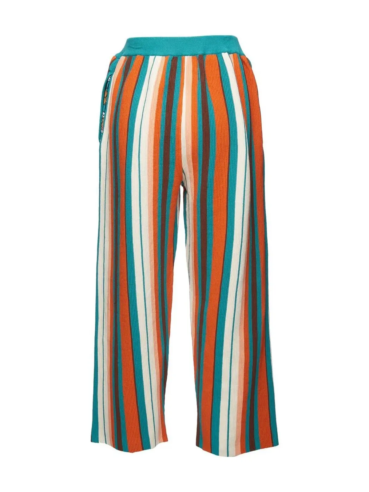 La DoubleJ 縦ストライプ クロップドパンツ - 画像5