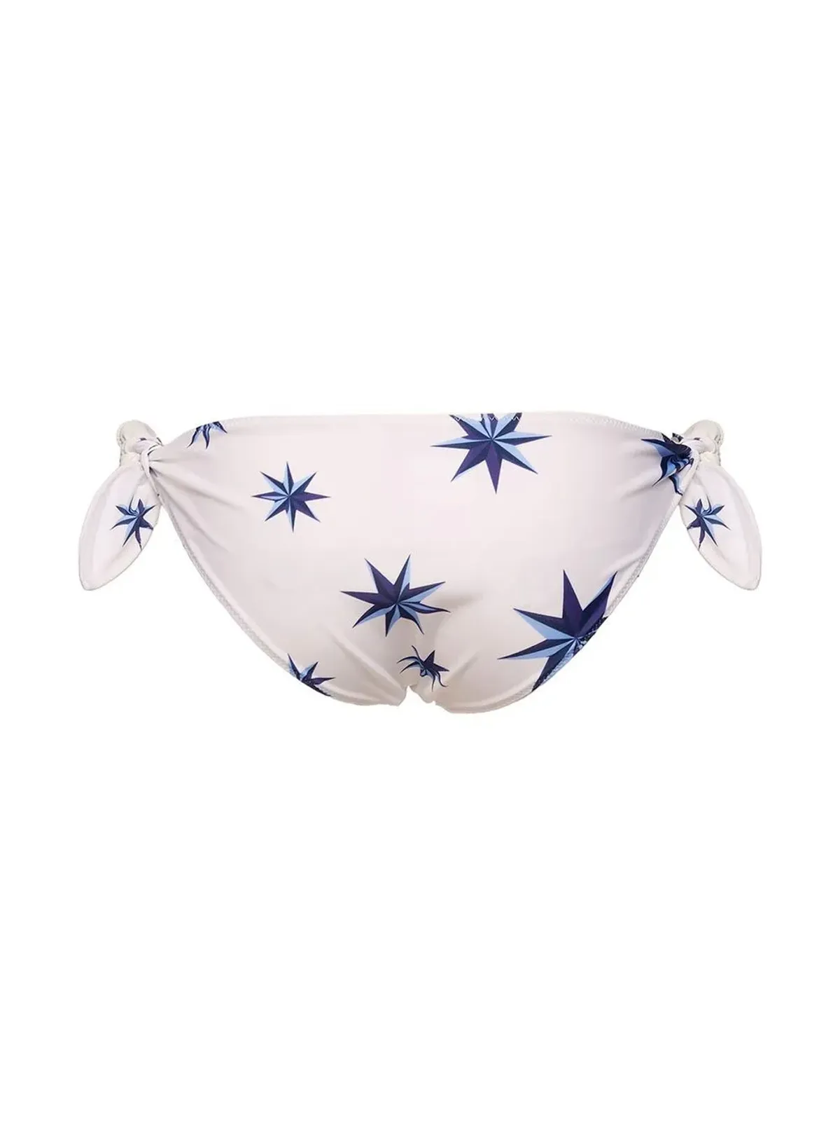 La DoubleJ side-tie star-print brief - White - 画像5