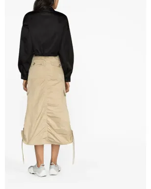 Prada Re-Nylon クロップド ブルゾンジャケット - ブラック - サムネイル3