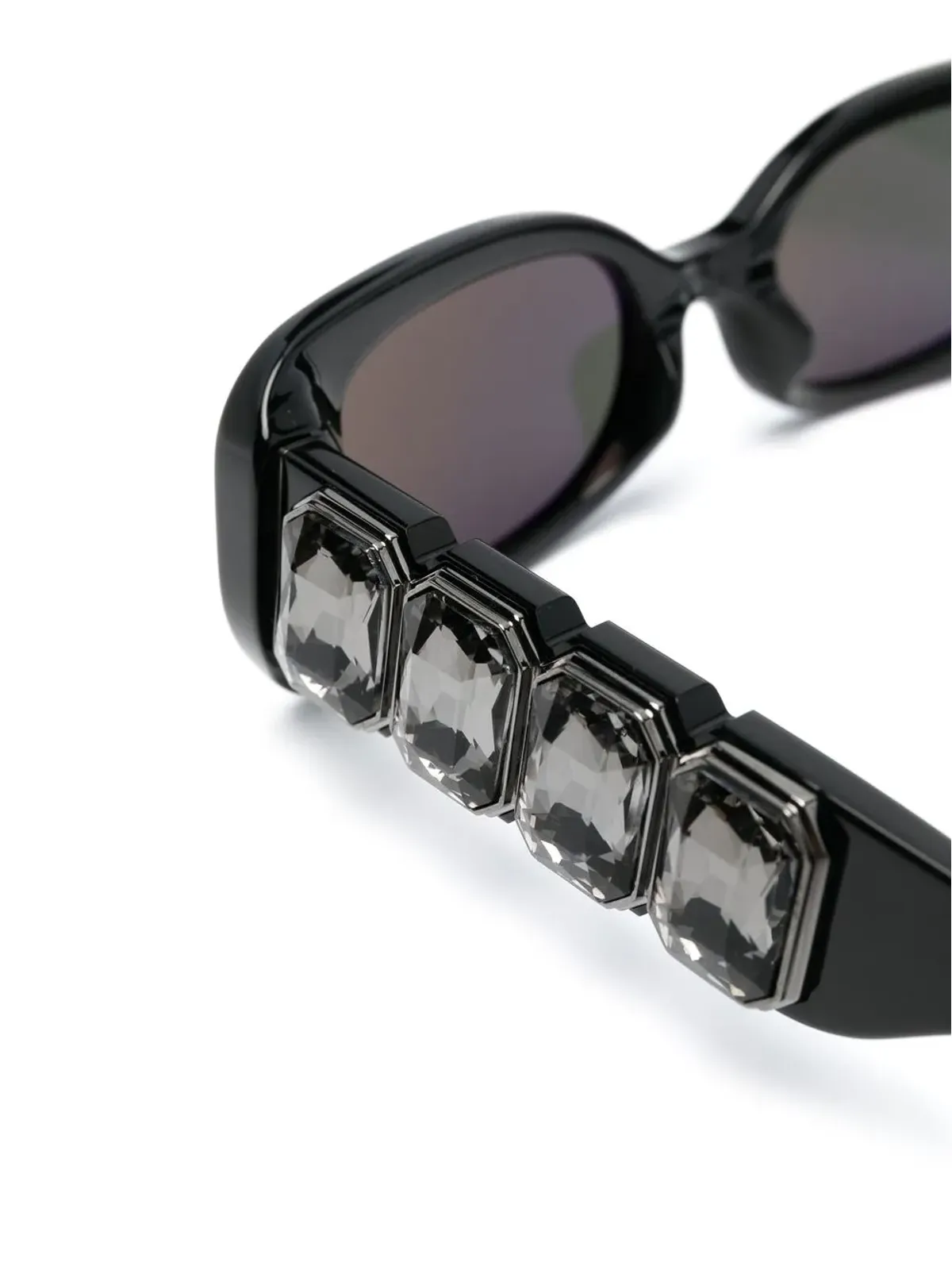 Linda Farrow crystal-embellished sunglasses - 画像3