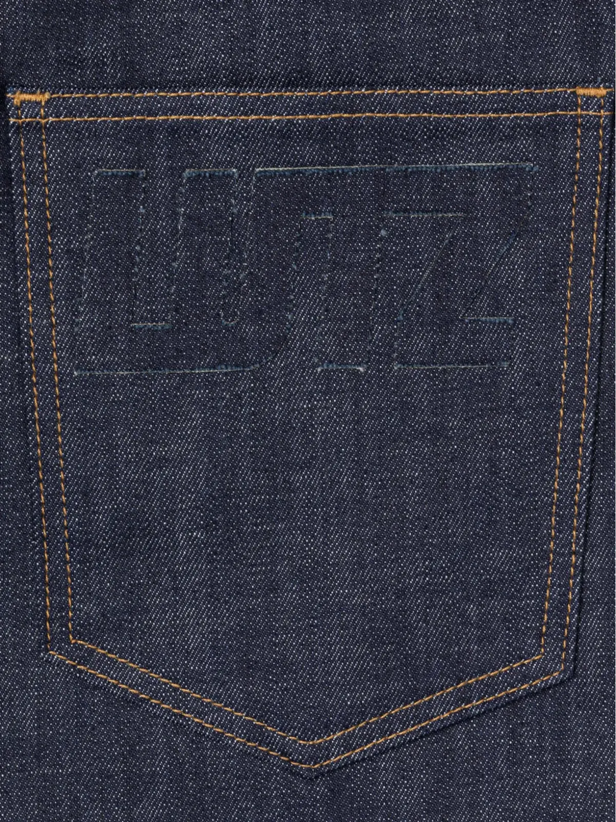 AZ FACTORY x Lutz Huelle Boule ロー cut edge デニムスカート - 画像5
