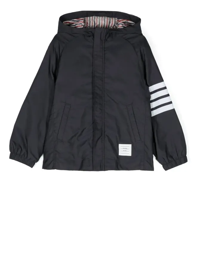 Thom Browne Kids Thom Browne Kids ジップアップフード付きジャケットの商品画像