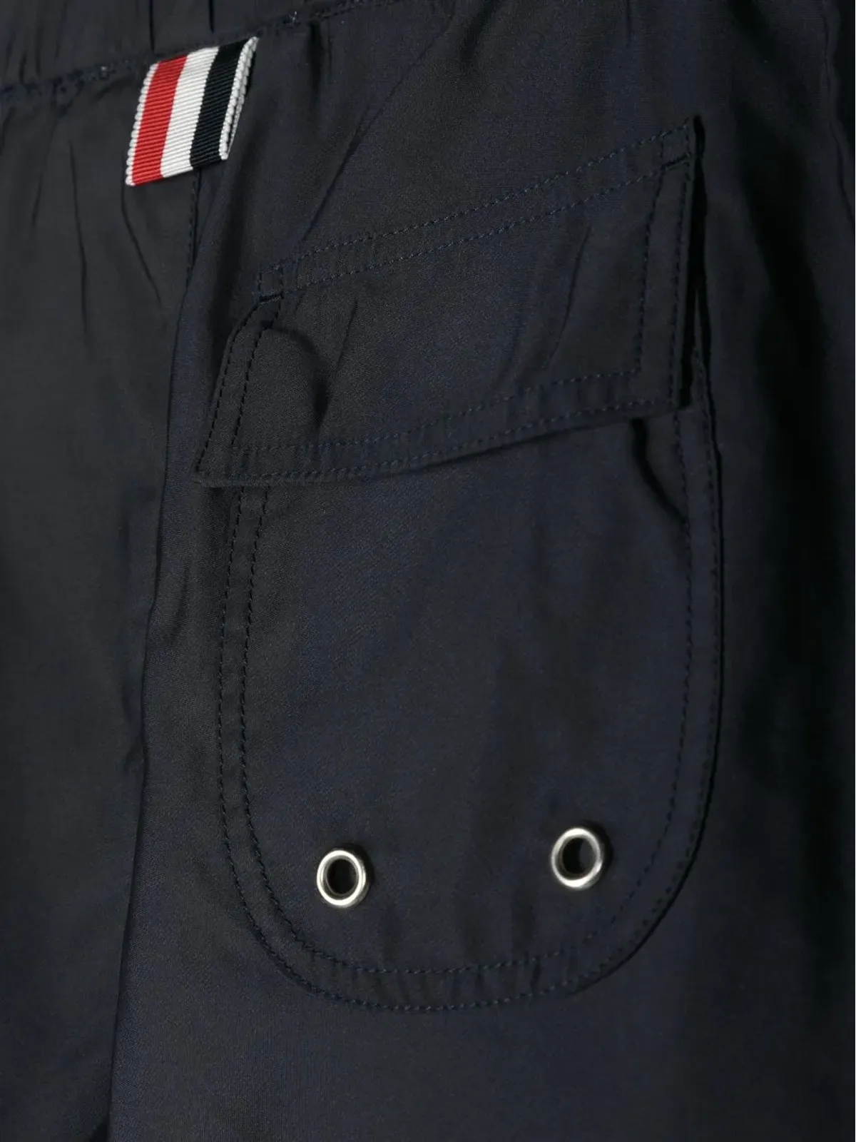 Thom Browne Kids 4-Bar スイムショーツ - 画像3