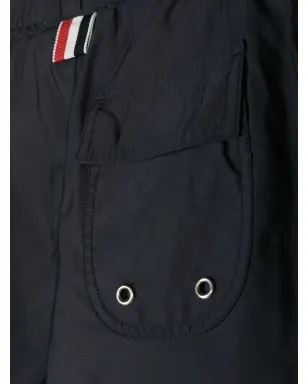 Thom Browne Kids 4-Bar スイムショーツ - サムネイル3