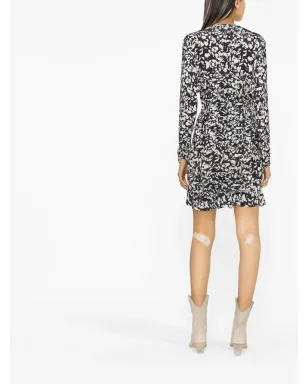 ISABEL MARANT Lara 花柄プリント ミニドレス - サムネイル4