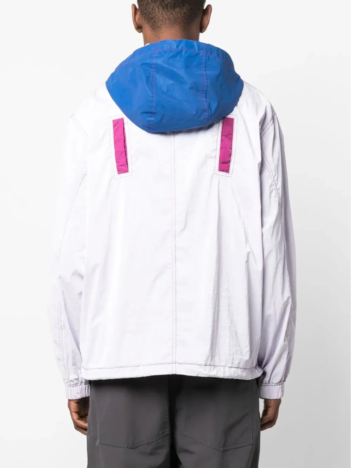 Stone Island Marina logo-print hooded jacket - Pink - 画像4