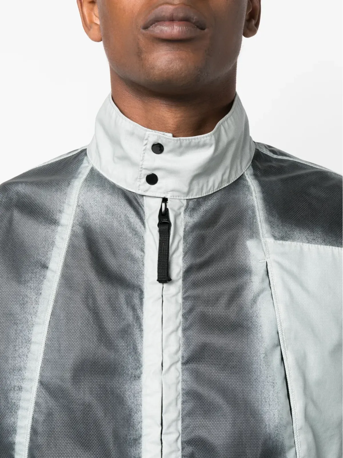 Stone Island Mussola Gommata-TC ハンドスプレー ウィンドブレーカー - 画像5