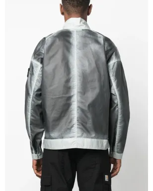 Stone Island Mussola Gommata-TC ハンドスプレー ウィンドブレーカー - サムネイル4