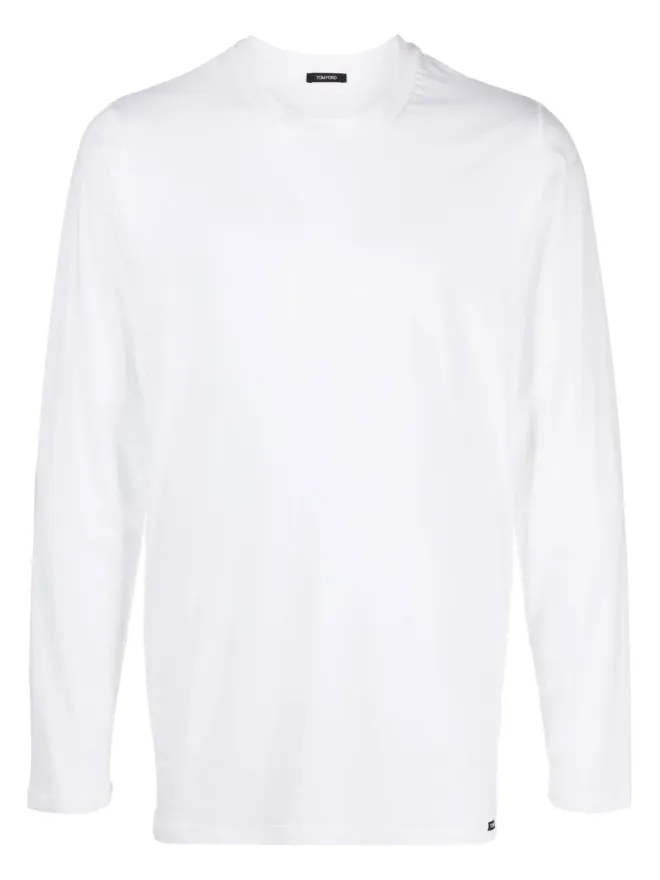 TOM FORD TOM FORD ロゴパッチディテール ロングスリーブ Tシャツの商品画像