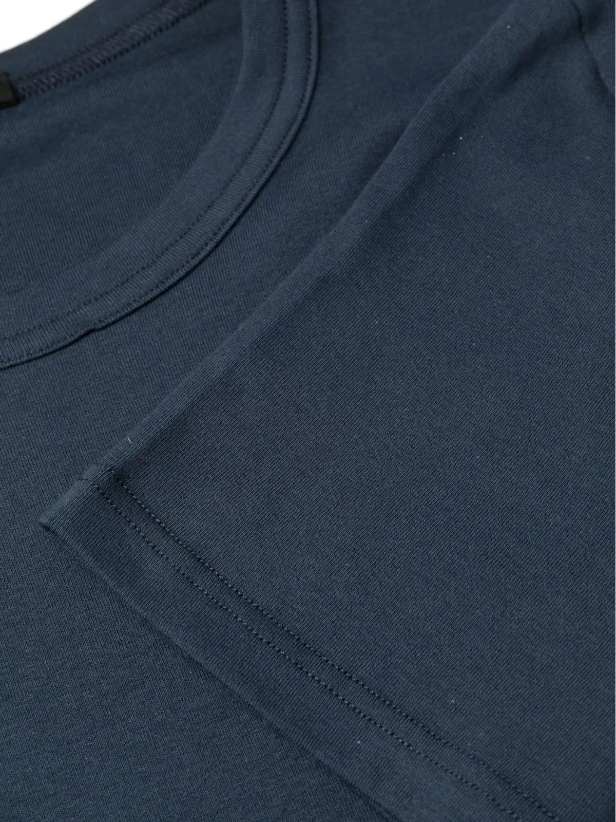 TOM FORD クルーネックストレッチコットンTシャツ - ブルー - 画像3