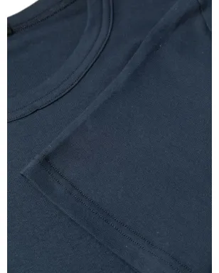 TOM FORD クルーネックストレッチコットンTシャツ - ブルー - サムネイル3