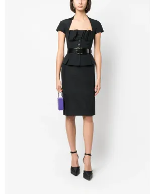 Christian Dior Pre-Owned 2000年代 ハイウエスト ペンシルスカート ブラック - サムネイル2