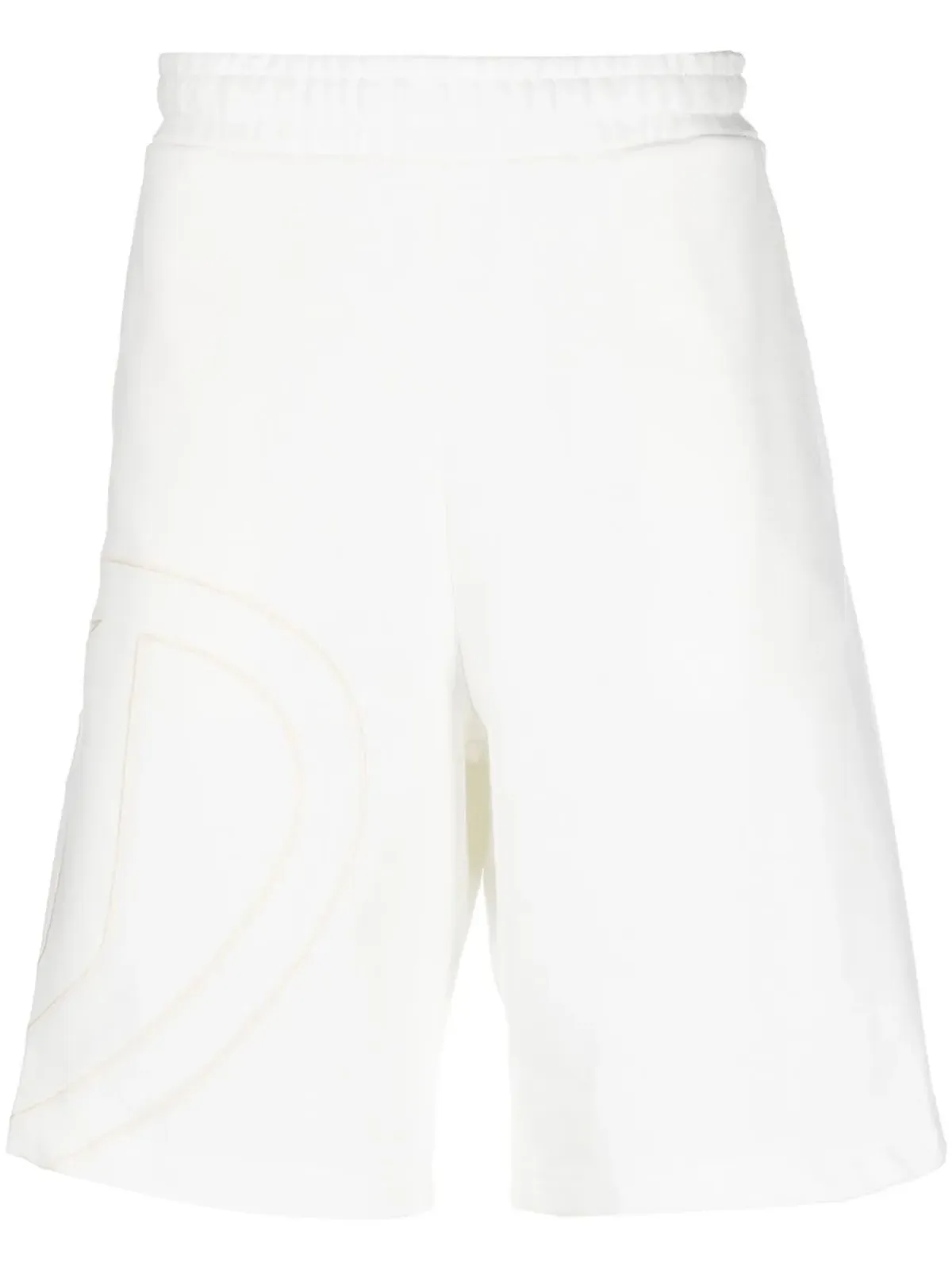 Diesel P-Crow Megoval コットンショーツ - White - 画像1