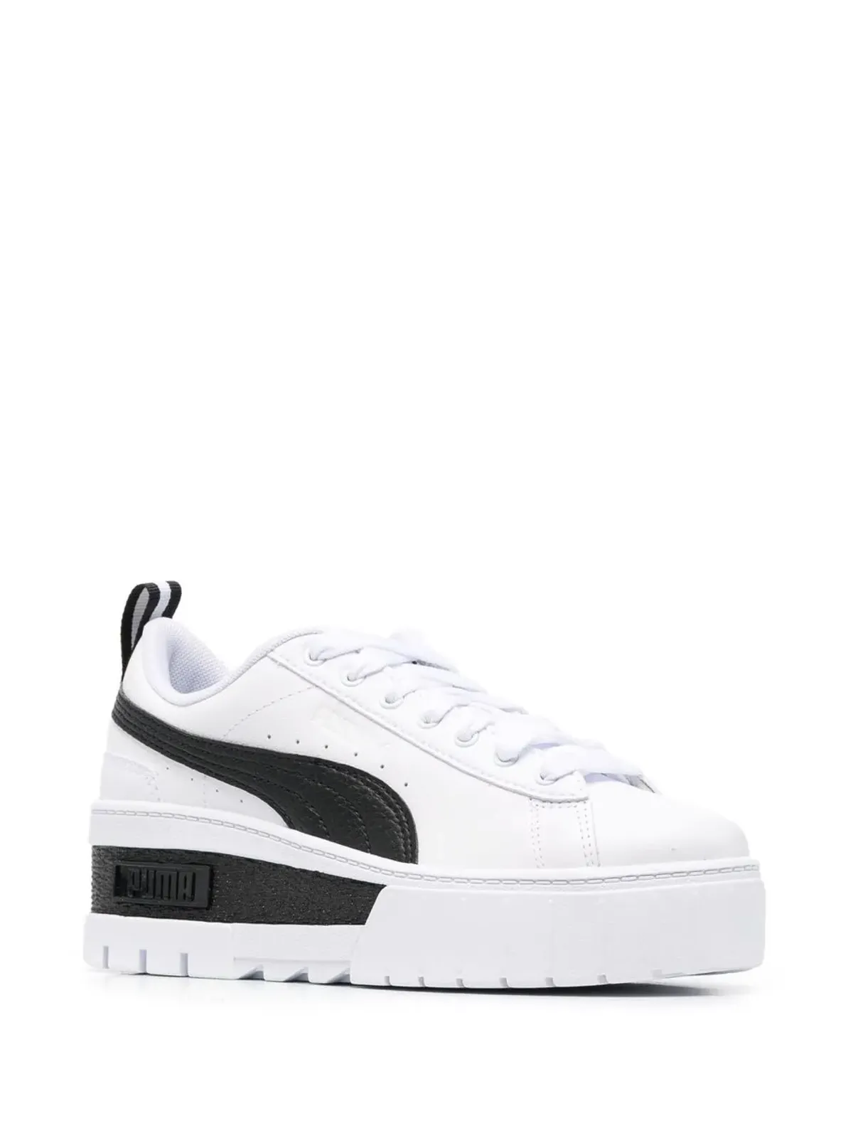 PUMA カラー ブロック カーフレザー スニーカー - White - 画像2