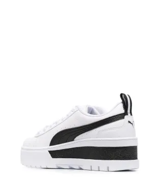 PUMA カラー ブロック カーフレザー スニーカー - White - サムネイル3