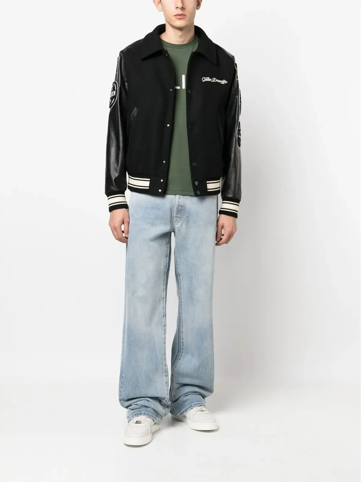 Golden Goose 刺繍入りレターマンジャケット - 画像2