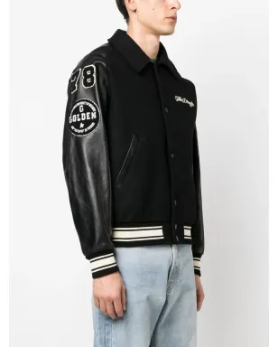 Golden Goose 刺繍入りレターマンジャケット - サムネイル3