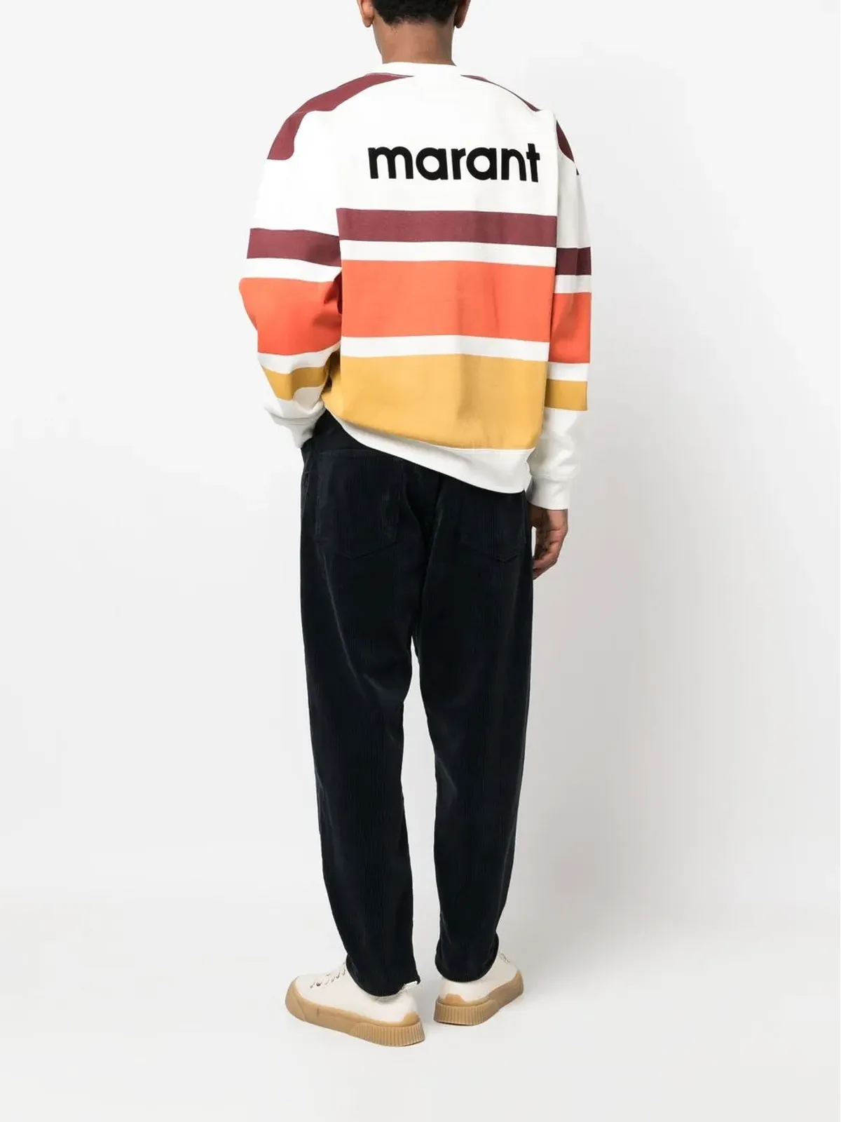 MARANT Meyoan ロゴプリントストライプ スウェットシャツ - 画像2
