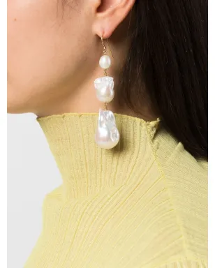 Jil Sander パールドロップイヤリング - サムネイル2
