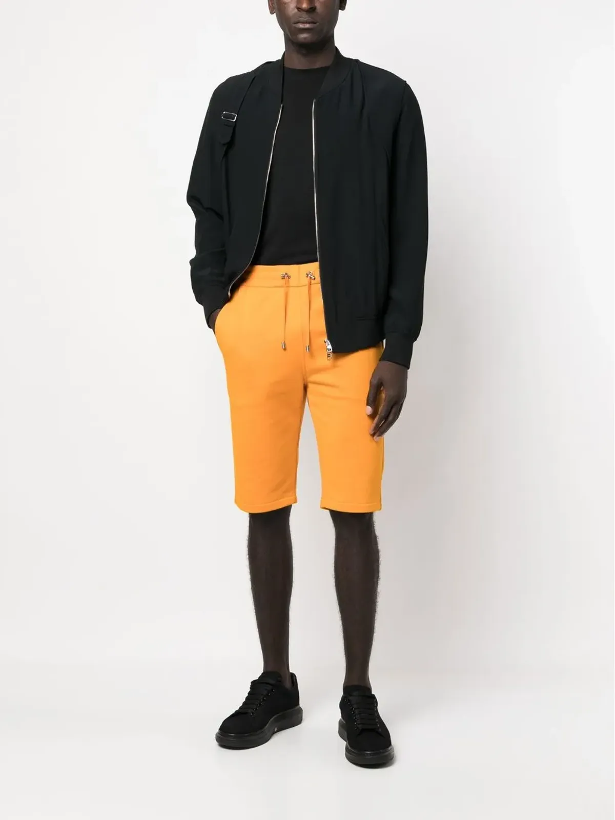 Balmain ドローストリングウエスト コットンショーツ - 画像2