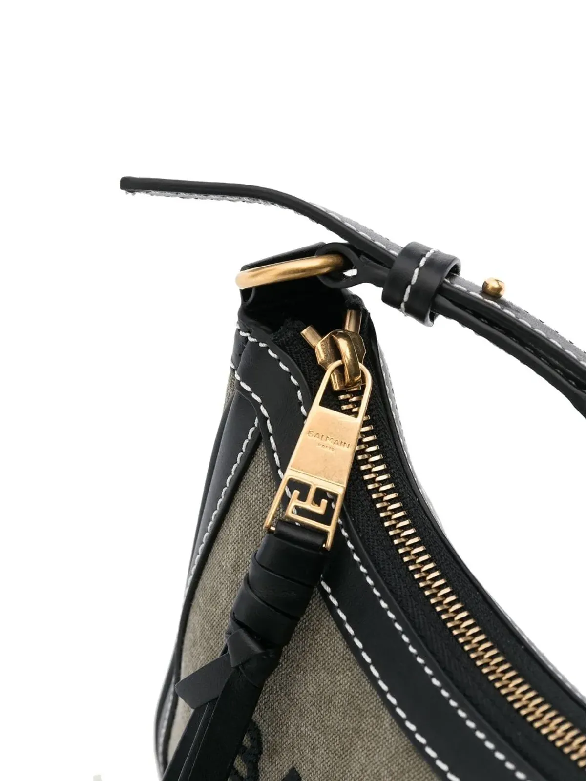 Balmain ロゴプリント B-アーミー ショルダーバッグ - 画像4