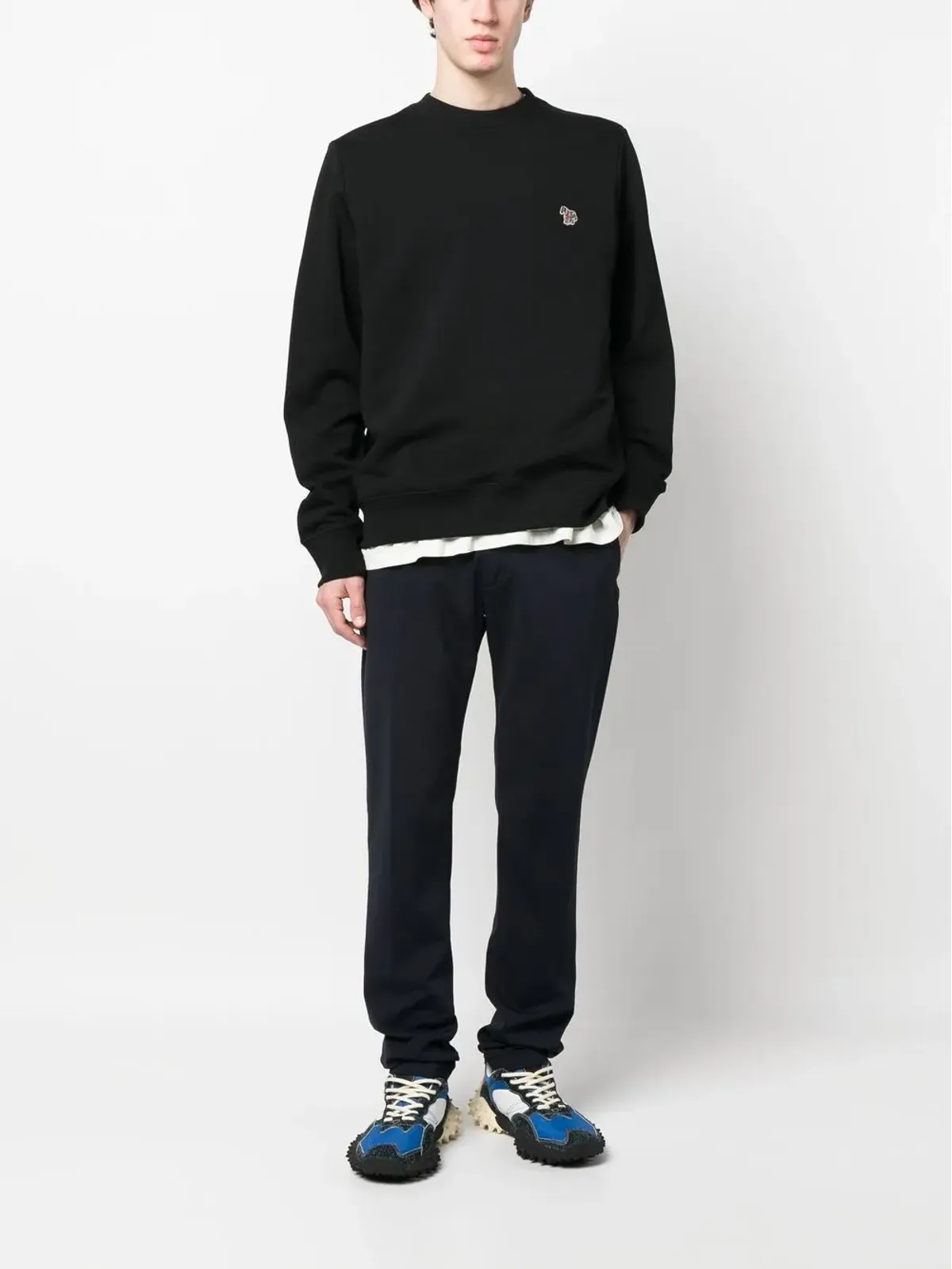 PS Paul Smith ゼブラロゴ オーガニックコットン スウェットシャツ - 画像2