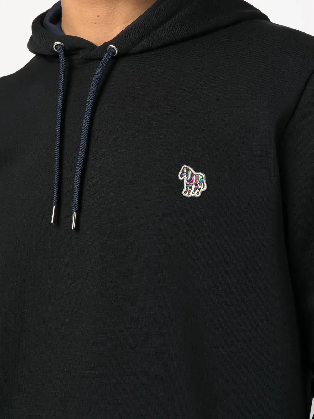 PS Paul Smith ゼブラパッチ プルオーバー フード付きパーカー - 画像5