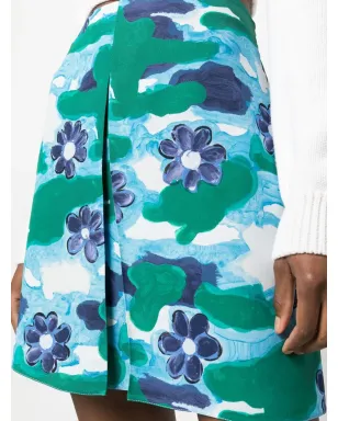 Marni フローラルプリント ミニスカート - サムネイル5