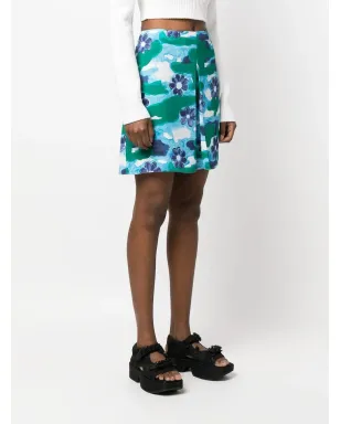Marni フローラルプリント ミニスカート - サムネイル3