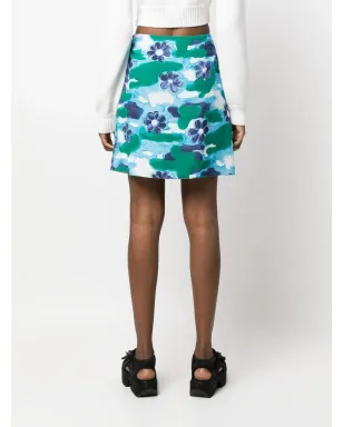 Marni フローラルプリント ミニスカート - サムネイル4